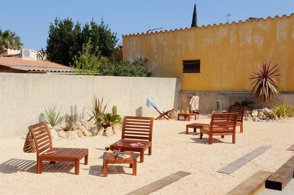 Hotel Les Mimosas Argelès-sur-Mer Exterior foto